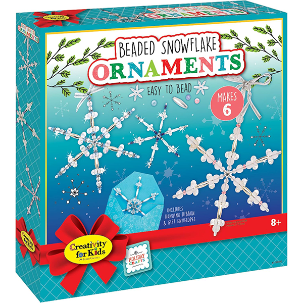 Creativity For Kids Holiday Beaded Snowflake Ornaments