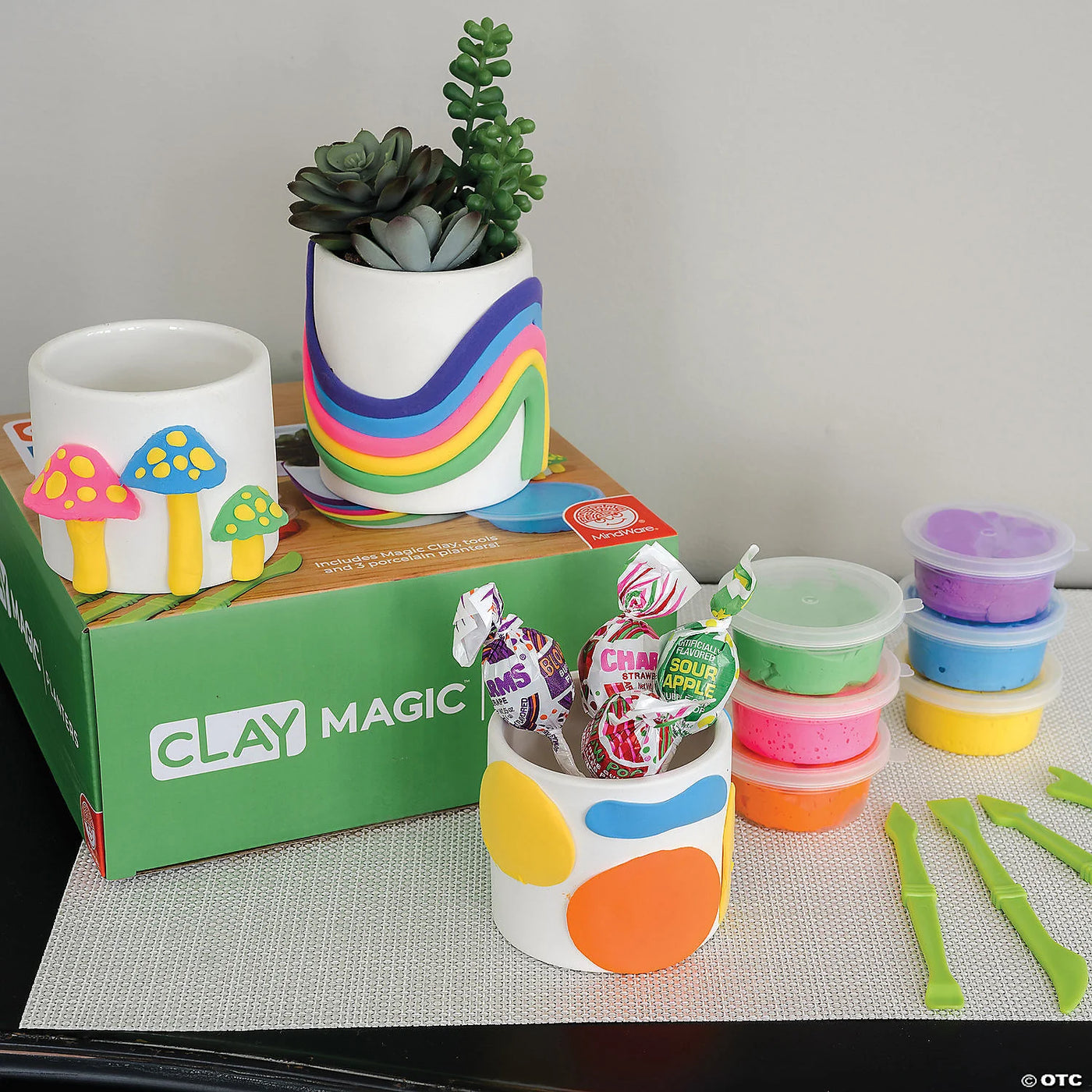 MindWear Clay Magic Planters