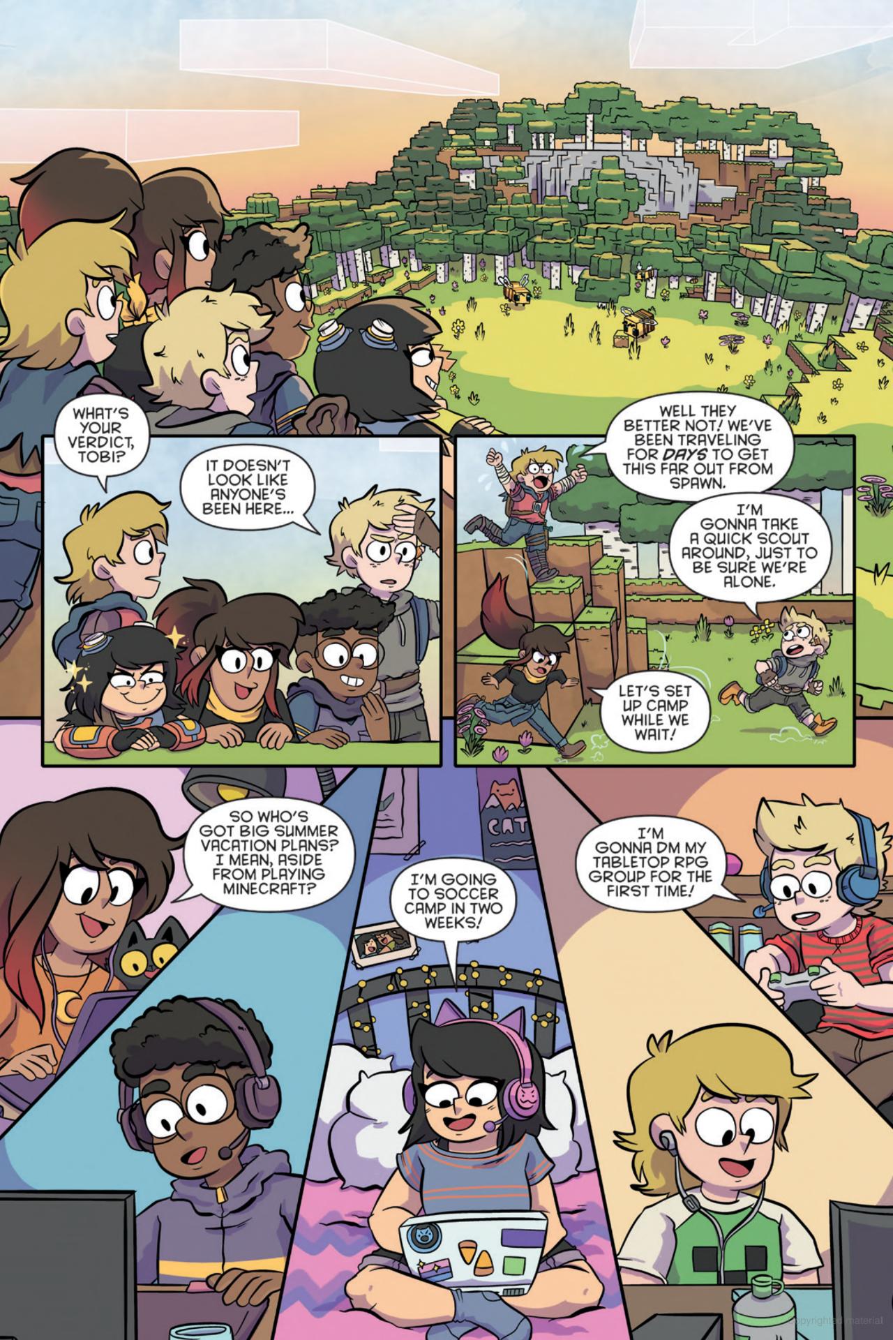 Minecraft Volume 3 Graphic Novel
