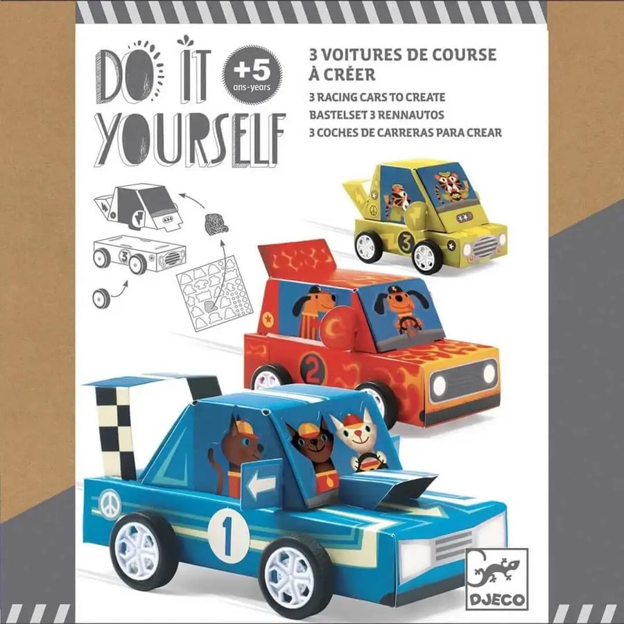Djeco Grand Prix Racing Cars - Do it Yourself