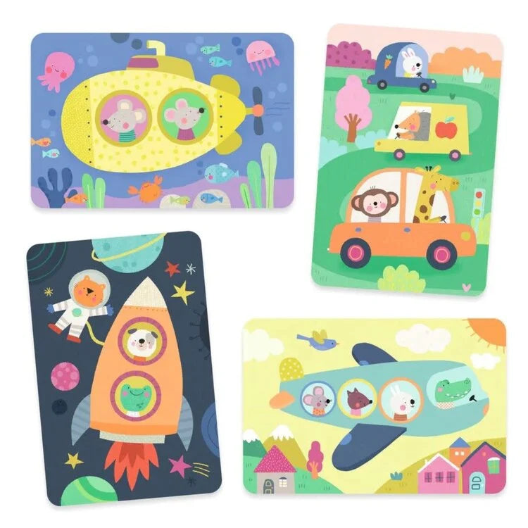 Djeco On The Road Magic Colouring