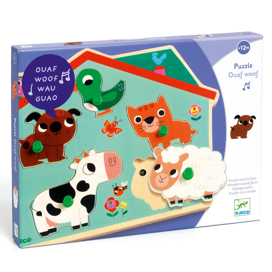 Djeco Ouaf Woof Sound Puzzle