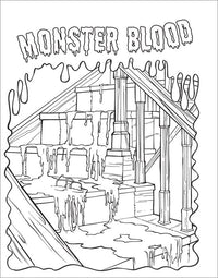 Scholastic The Official Goosebumps Colouring Book