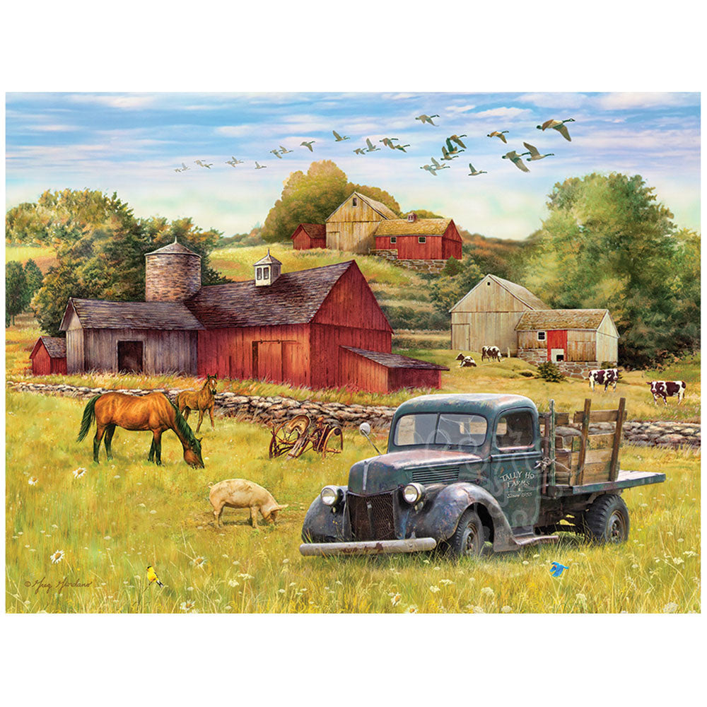 Cobble Hill Summer Afternoon On The Farm 275pc Easy Handling