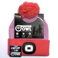 Kids Night Owl Pom Hat