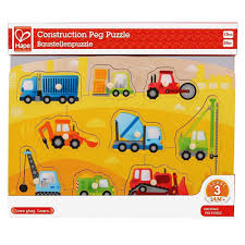 Hape Construction Peg Puzzle