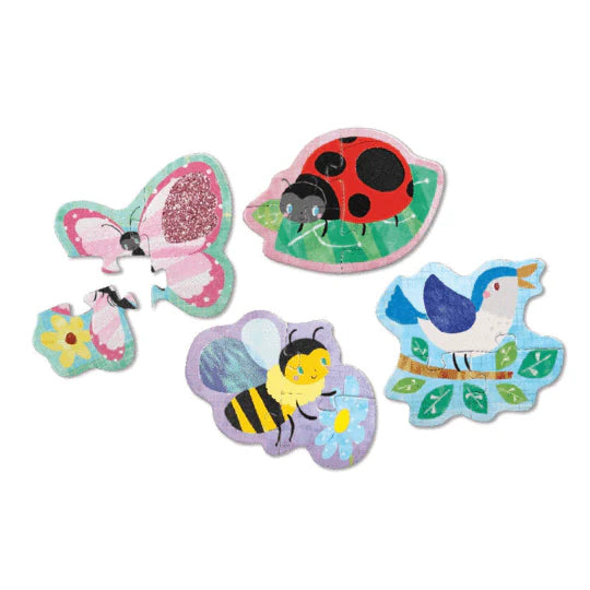 Mudpuppy In The Garden My First Touch & Feel Puzzles