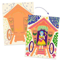Djeco Scratch Board Wacky House
