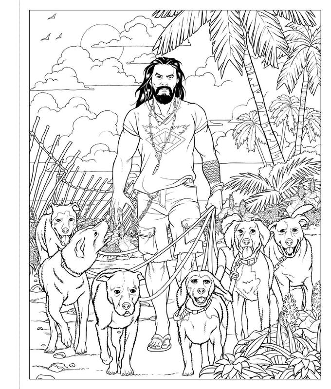Crush & Colour Book Jason Mamoa