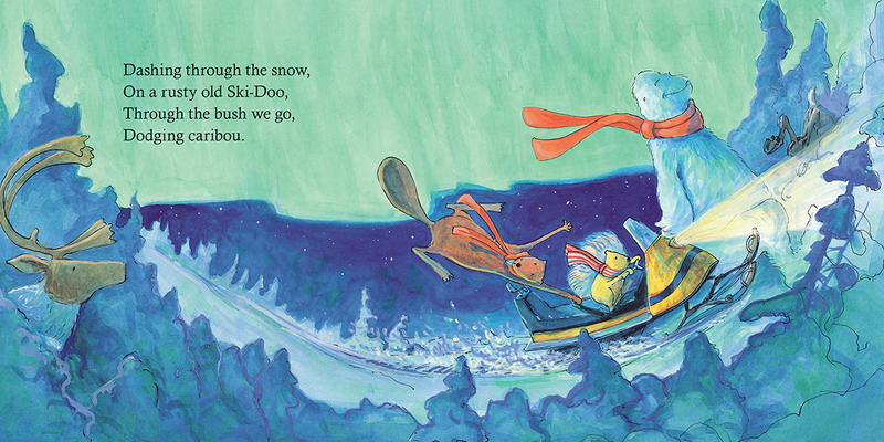 Dashing Through The Snow: A Canadian Jingle Bells by Helaine Becker
