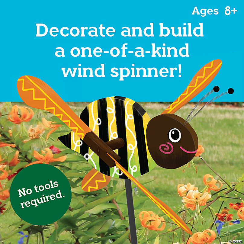 MindWear Bumble Bee Wind Spinner Kit