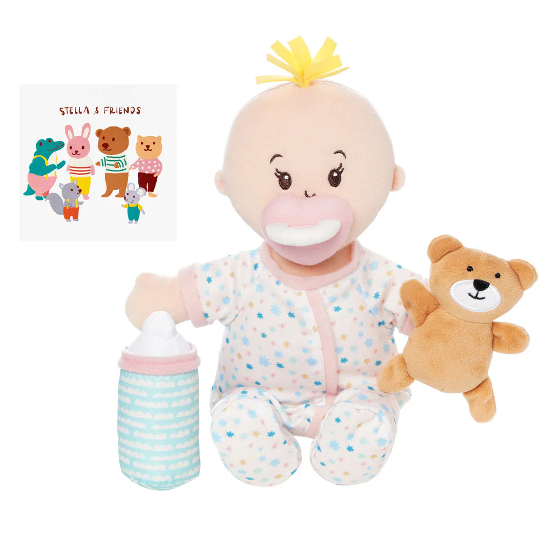 Love, Stella Sleepy Time Set Peach Doll With Blonde Hair