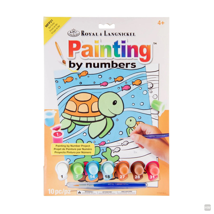 Royal & Langnickel Sea Turtles My First Paint By Number