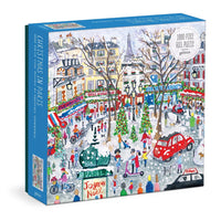 Galison Christmas in Paris 1000pc Foil Puzzle