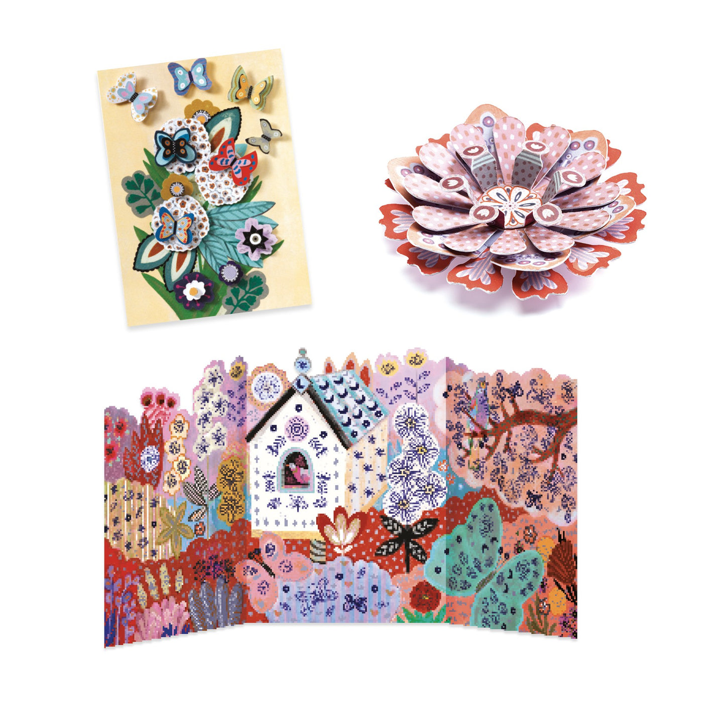 Djeco The Flower Garden Multi-activity Kit