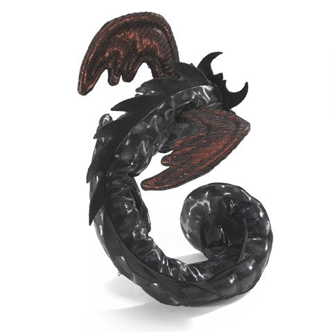 Folkmanis Dragon Wristlet Midnight Puppet