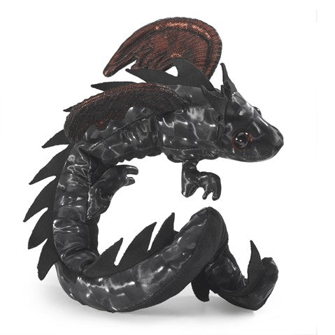 Folkmanis Dragon Wristlet Midnight Puppet