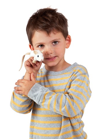 Folkmanis Mini White Mouse