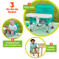 Bright Starts Pop 'N Sit Portable Booster Seat - Teal