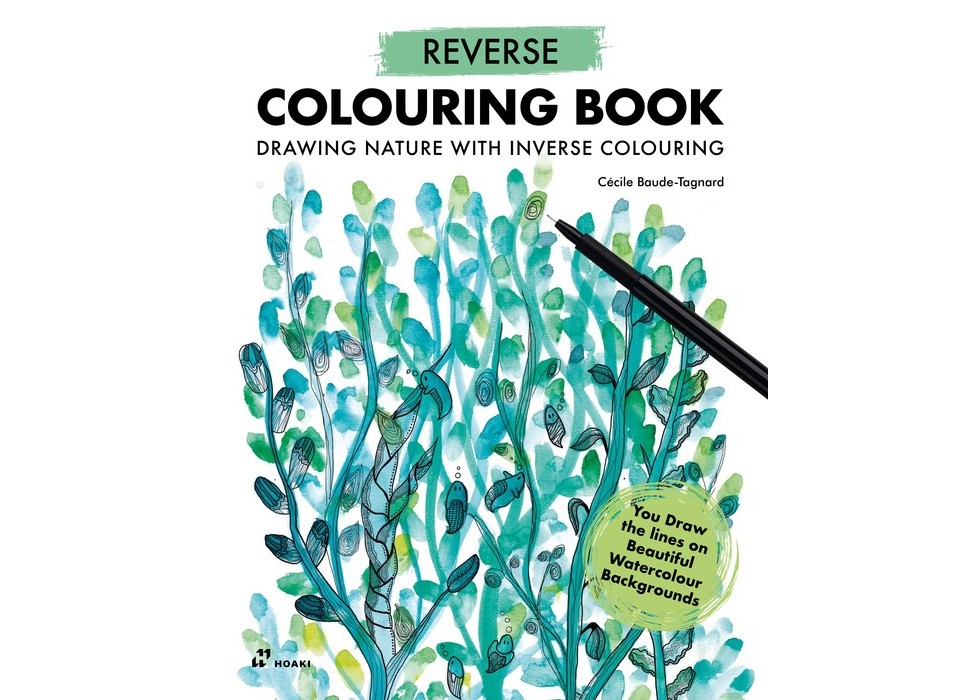 Hoaki Reverse Colouring Book