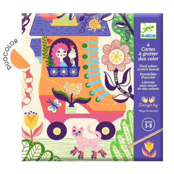 Djeco Scratch Board Wacky House