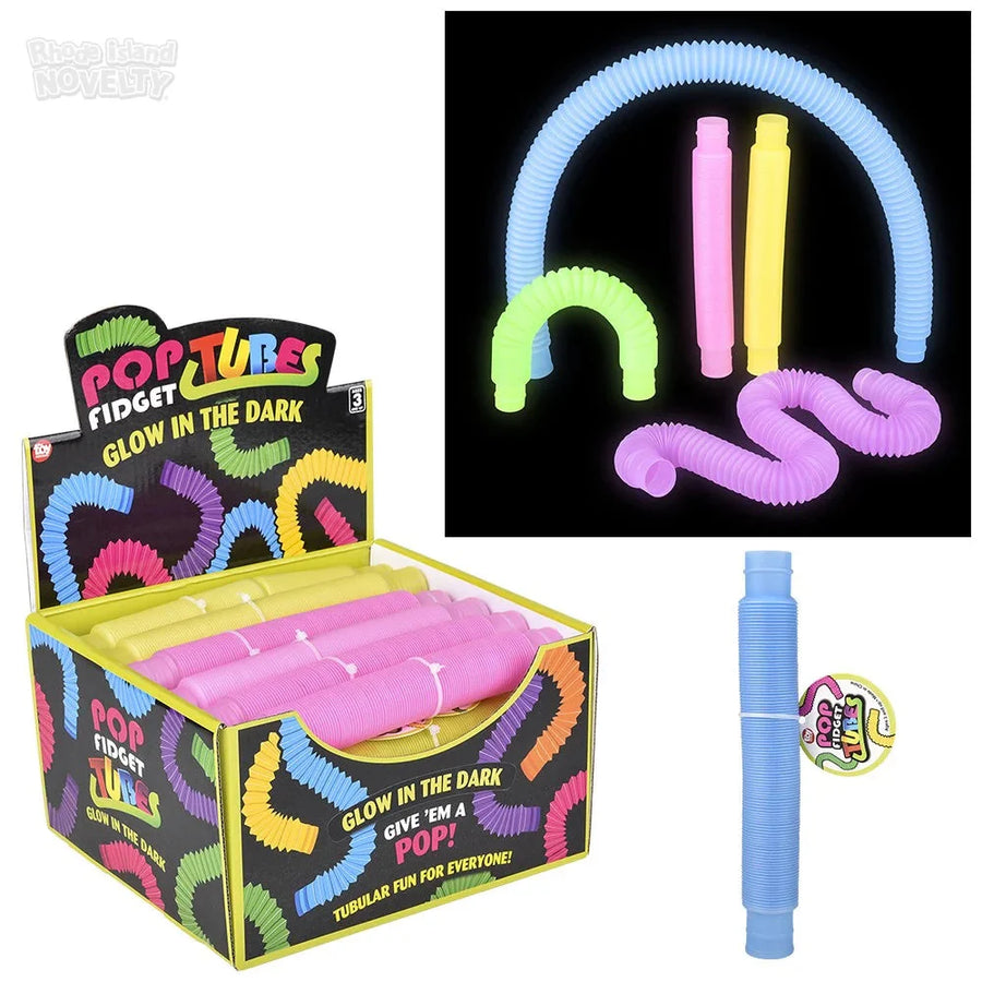 Pop Fidget Tube 9" Glow