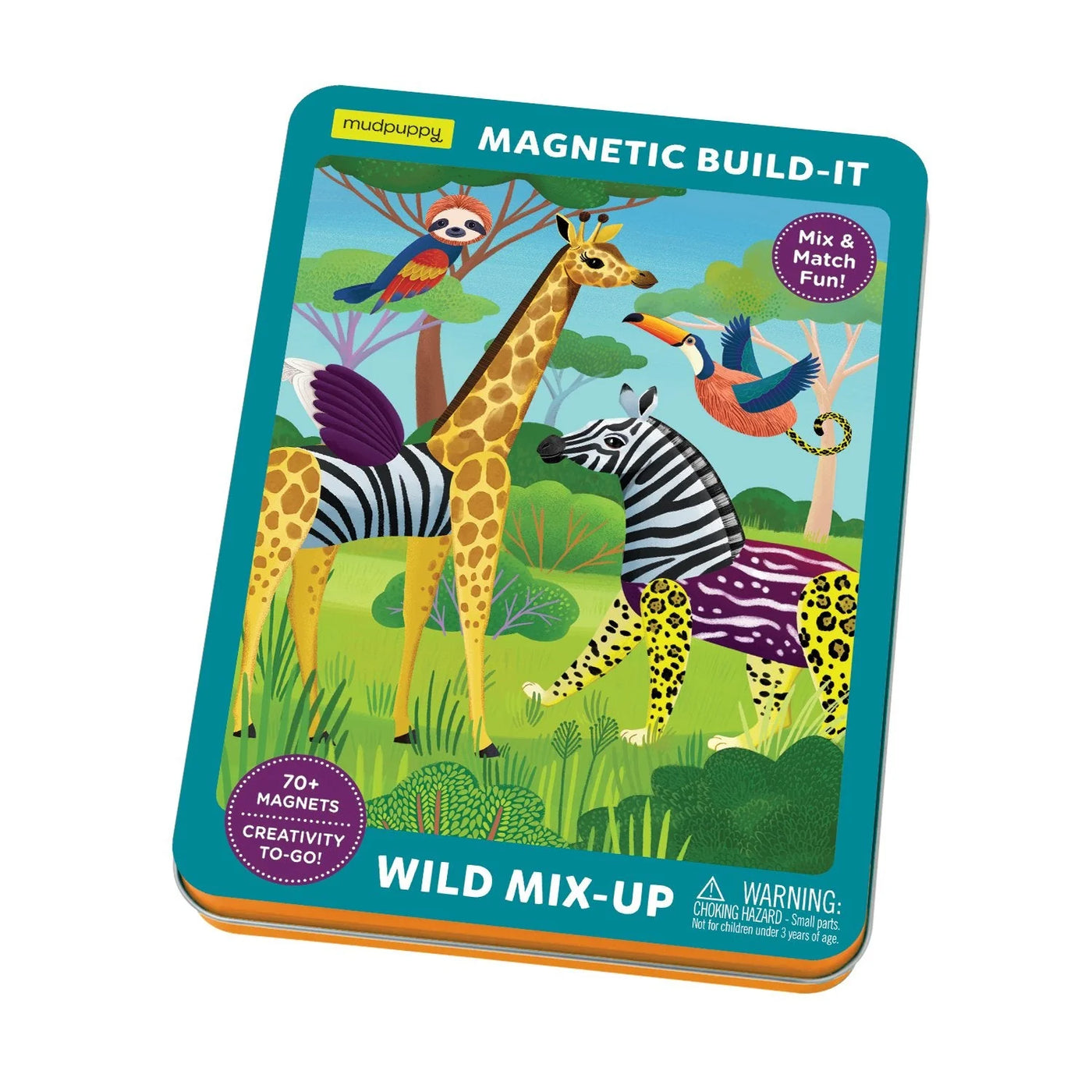 Mudpuppy Wild Mix Up Magnetic Build It