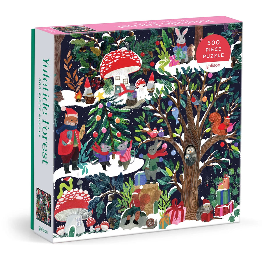 Galison Yuletide Forest 500pc Puzzle